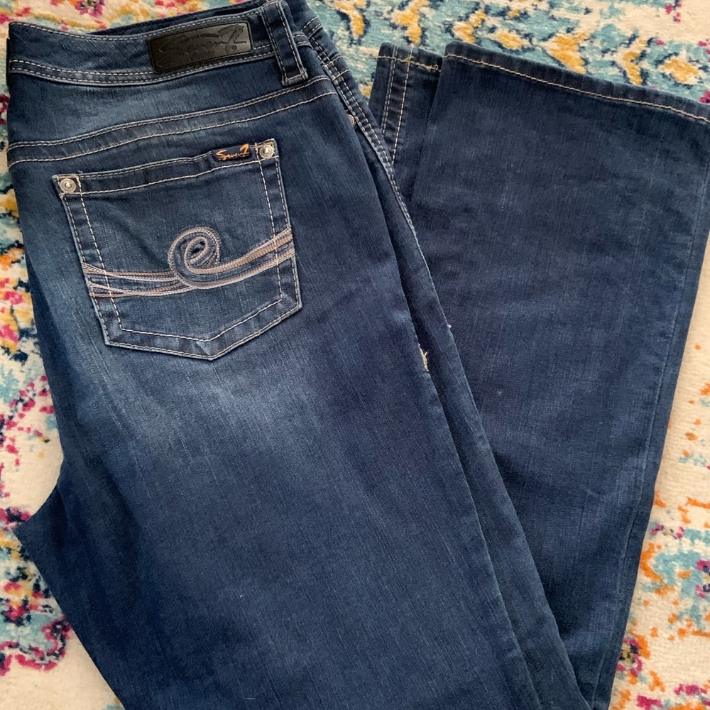 Seven 7 Boot Cut Slim Jeans